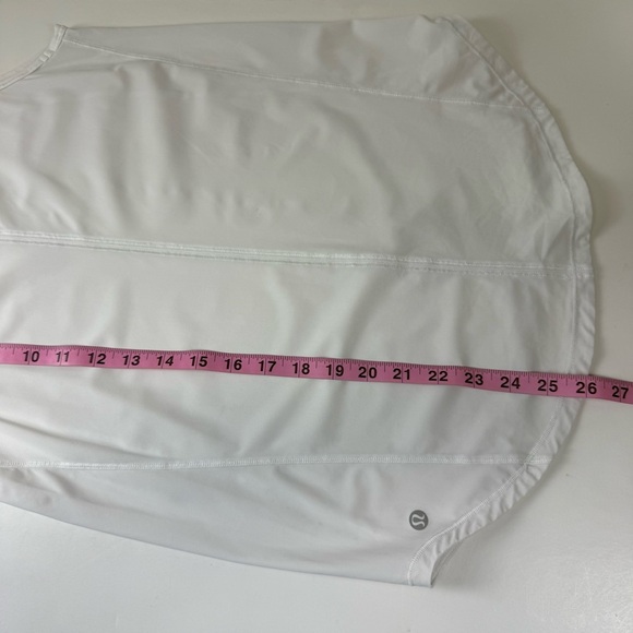 Lululemon Sculpt Tank Top Womens Size 2 White Mesh Cutout Athletic - Picture 9 of 9